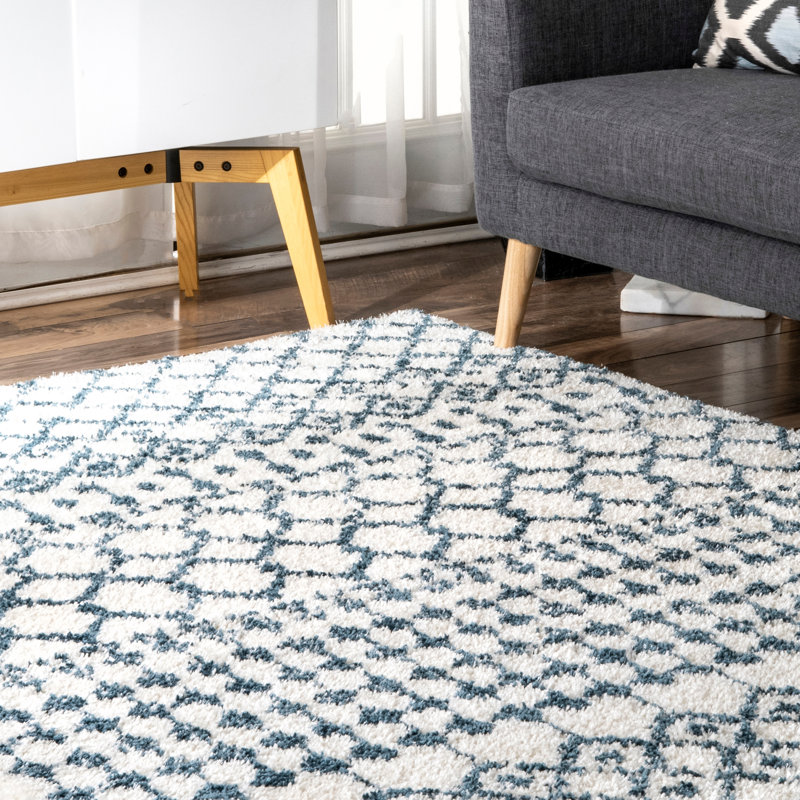 Union Rustic Naglee Blue Rug & Reviews Wayfair